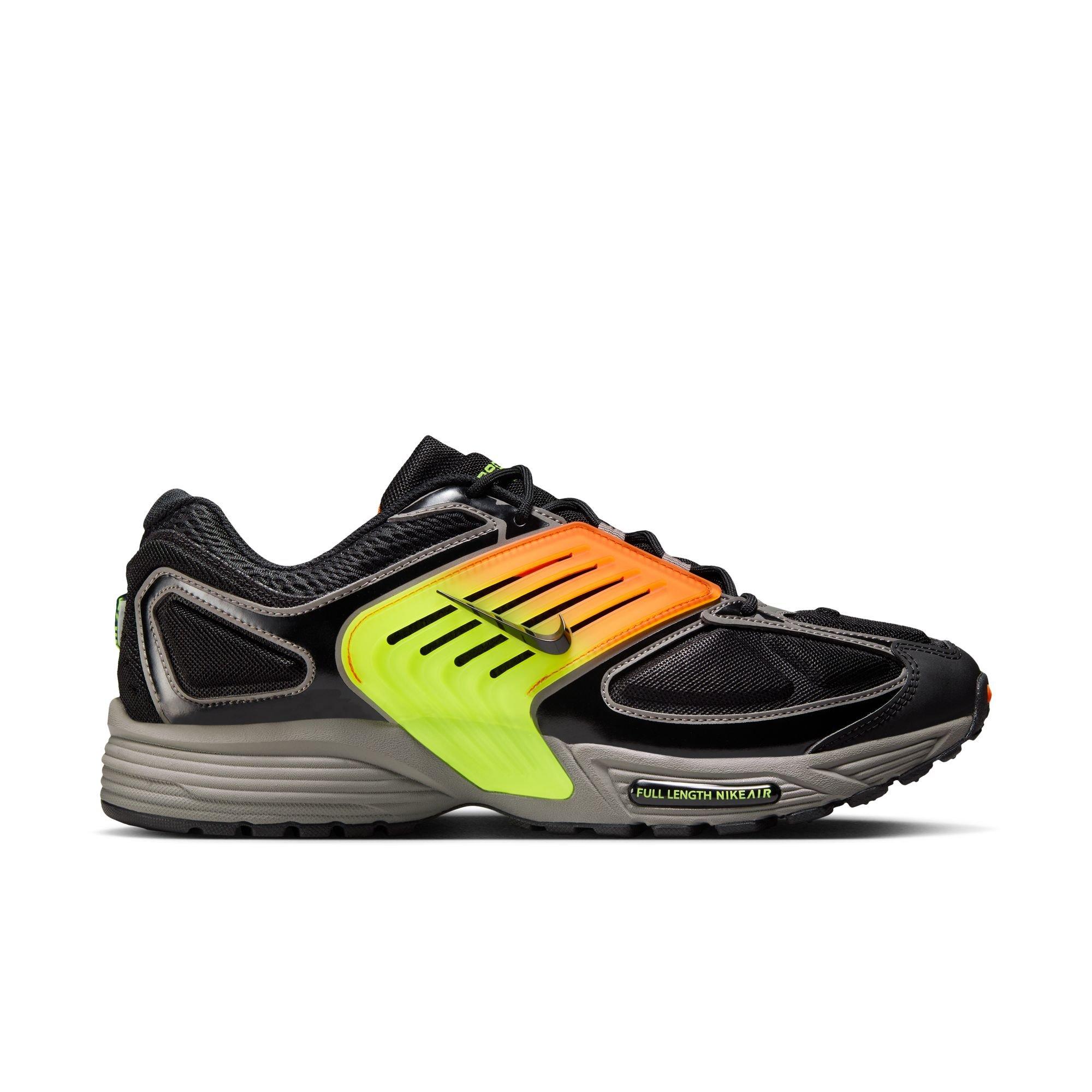 Nike Air Pegasus Wave "Flat Pewter" Men's Shoe - BLACK-FLAT PEWTER/SAFETY ORANGE